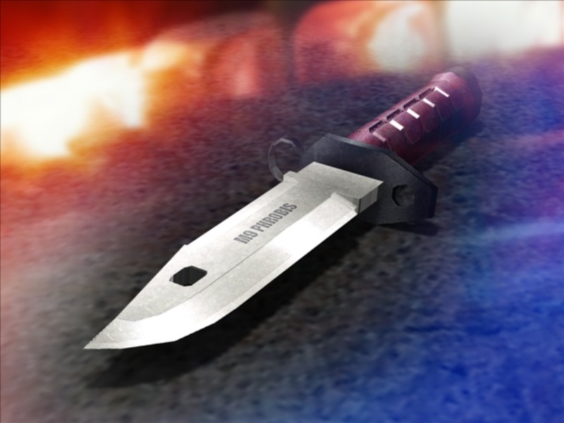 Person stabbed in uncooperative situation Monday