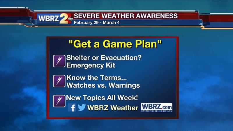 Governor Edwards Declares Severe Weather Awareness Week