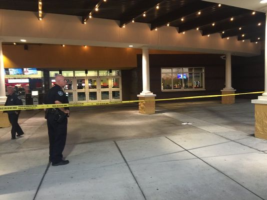 Man wounded in shooting in movie theater's parking lot
