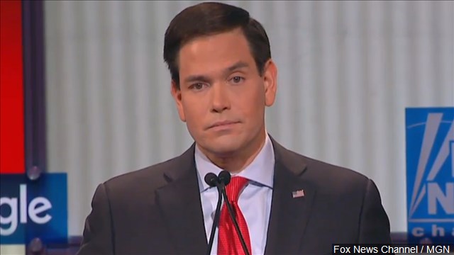 Rubio comes under withering criticism in Republican debate