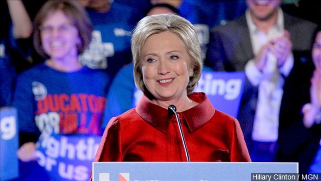 Clinton scores commanding win in South Carolina