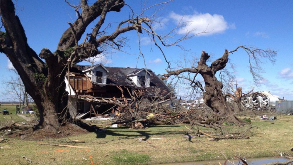Powerful EF3 tornado plowed through Assumption; size upgraded