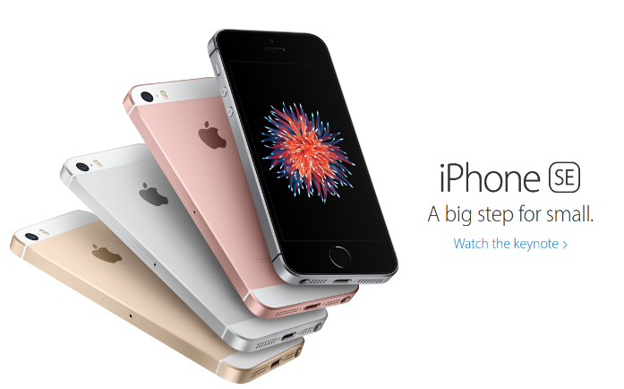 Apple unveils 4-inch iPhone SE
