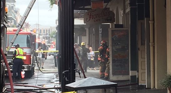 Fire at New Orleans restaurant in French Quarter
