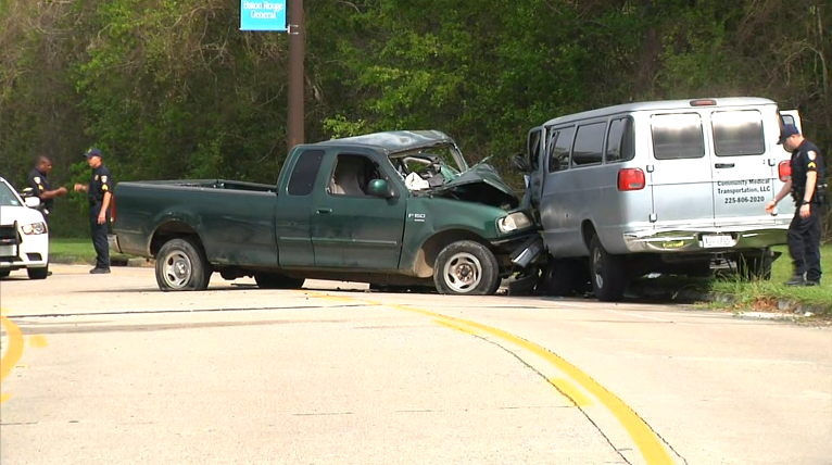 Car crash near Baton Rouge General Medical Center Thursday morning