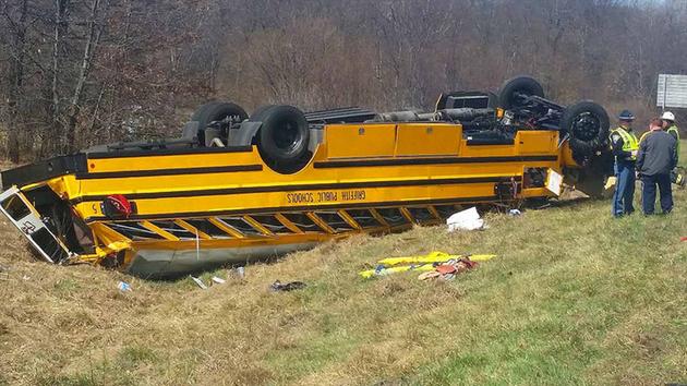 No major injuries after bus carrying Indiana team overturns