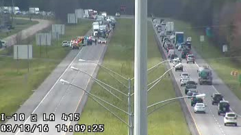 EMS: one ejected after crash near La. 415