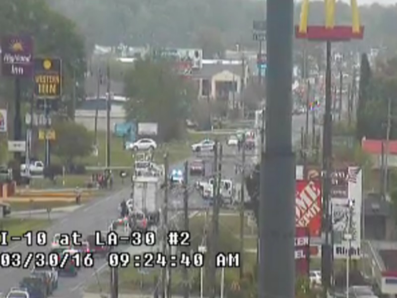 DOTD: LA 30 near Gonzales now open after closed due to down power lines