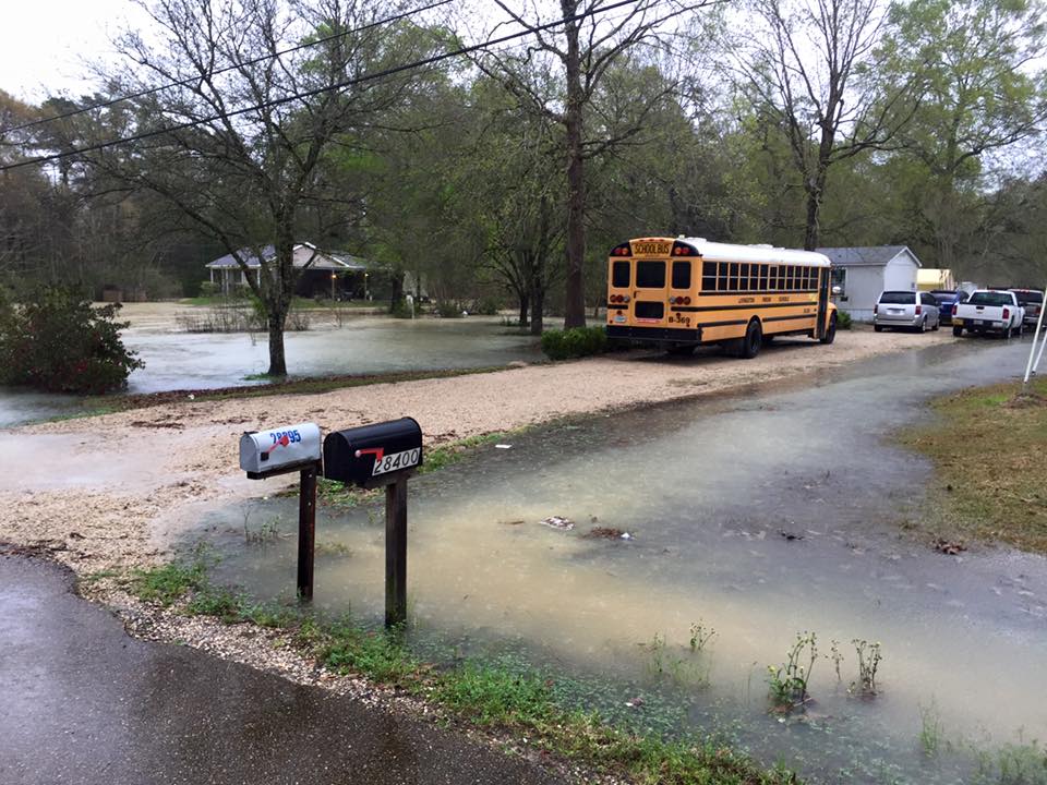 SLIDESHOW: flooding in Livingston after severe weather