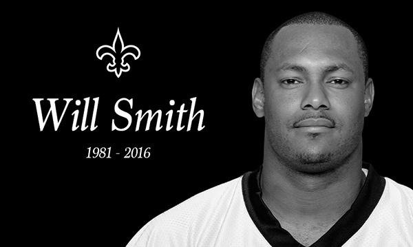 Visitation for Will Smith at Saints practice facility Friday