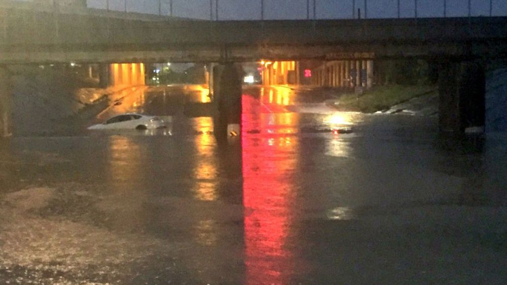 Houston area submerged after 16 inches of rain in 24 hours