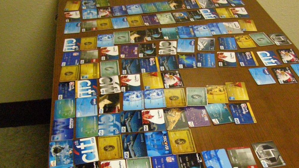 Four caught with nearly 200 stolen credit cards