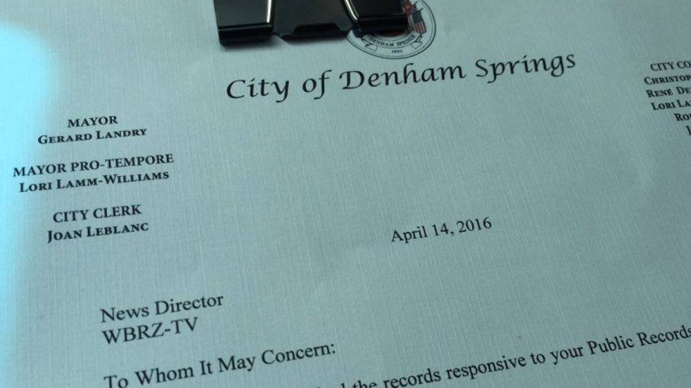 Report released on firing of Denham Springs Police chief