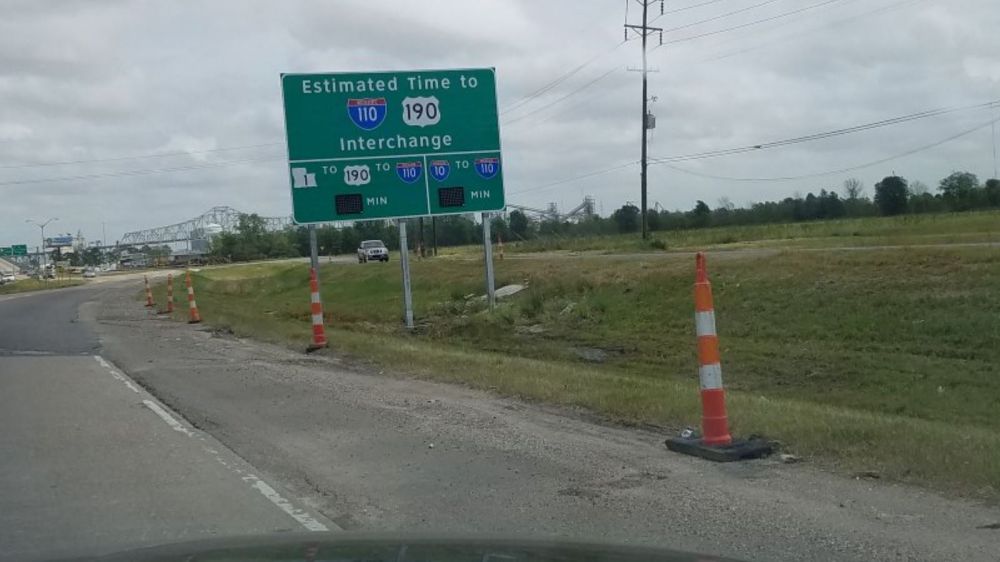 Travel time sign up, now being tested on La. 1