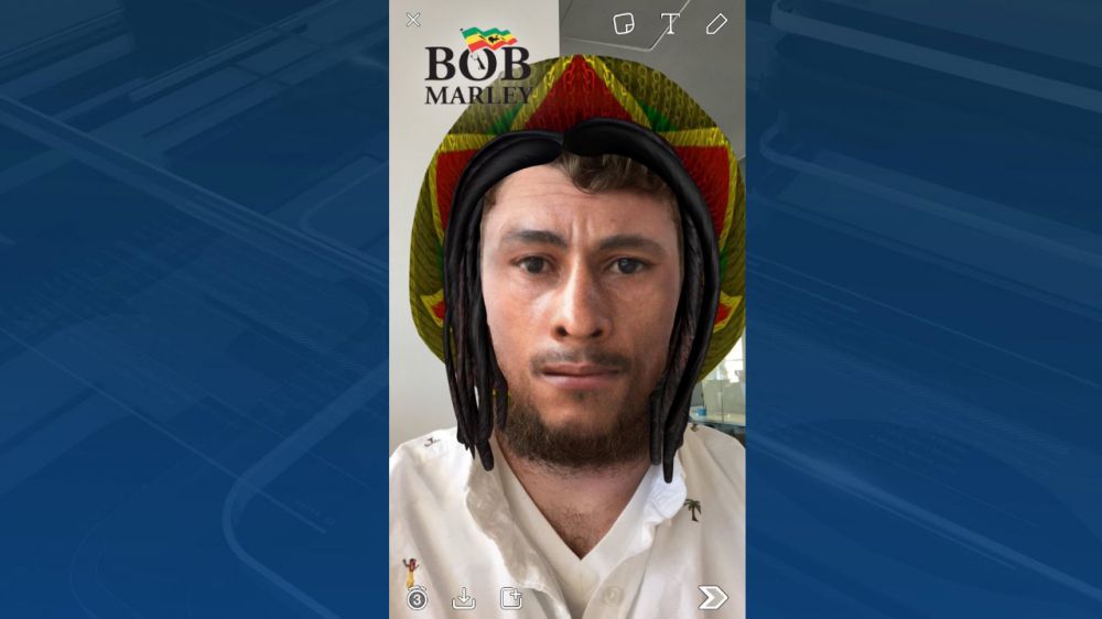 Social media uproar caused by 4/20 Bob Marley Snapchat filter