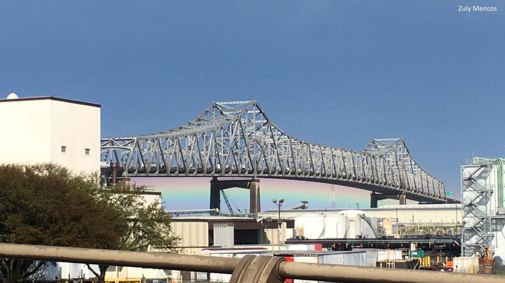 Perfect shot: As storms leave BR, rainbow captured under New Bridge