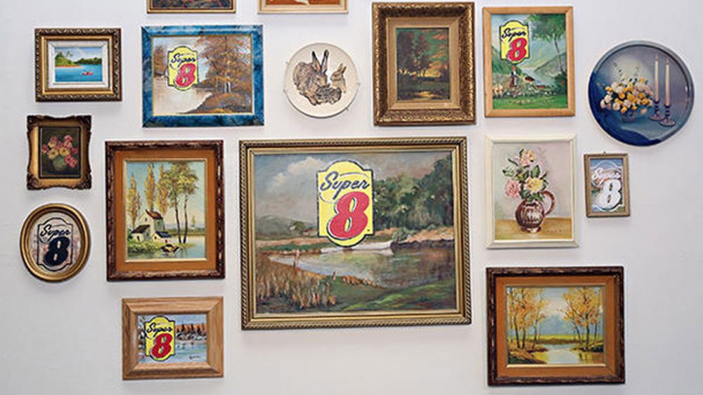Super 8 holds gallery art show for its mediocre wall decor