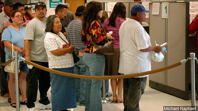 Claims for jobless aid reach highest level since early 2015