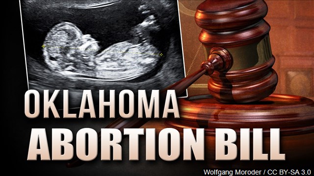 Oklahoma governor vetoes bill criminalizing abortion