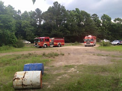 Central fire looking for information after corrosive material is dumped illegally