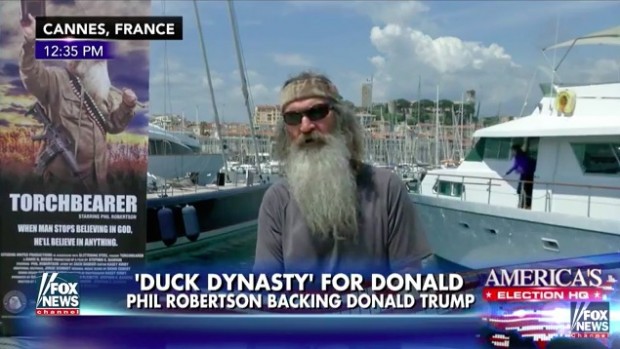 Duck Dynasty star on the Trump train