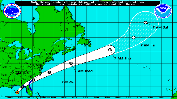 Florida issues emergency declaration ahead of Tropical Storm Colin