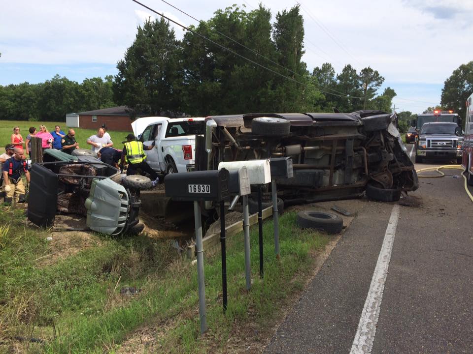 Four injured after three-car crash involving ATV