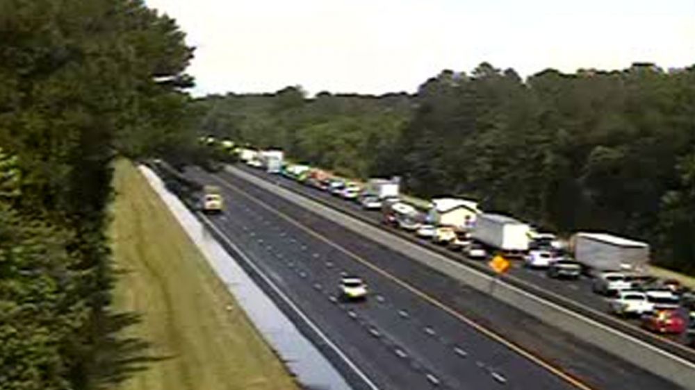 Wreck in median causing I-12 East delays at Satsuma