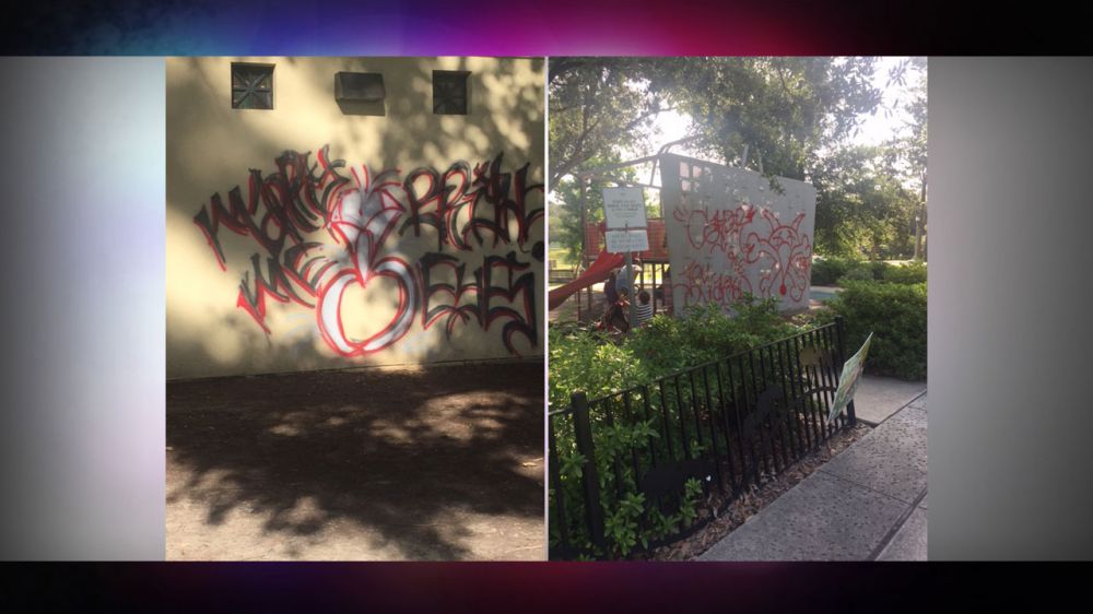 BREC City-Brooks Park struck by graffiti vandals overnight