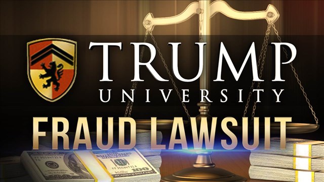 Trump claims Trump University judge has 'absolute conflict'