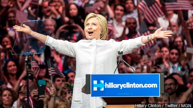 Hillary Clinton to Donald Trump: 'Delete your account'