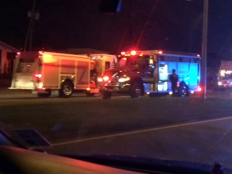 Motorcycle engine malfunction causes fire at business on Airline Highway