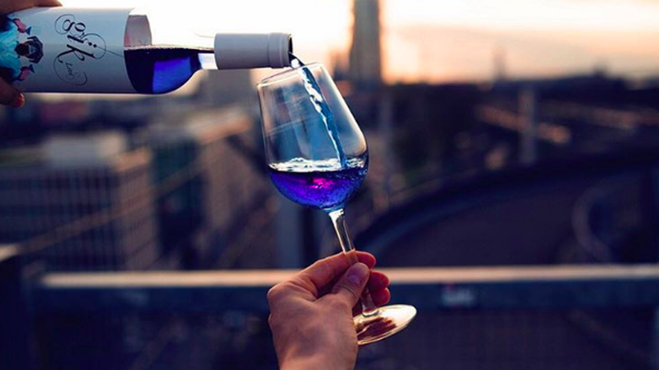 Blue wine an option for wine lovers