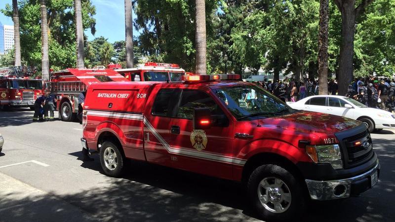 Police: 7 stabbed outside California Capitol