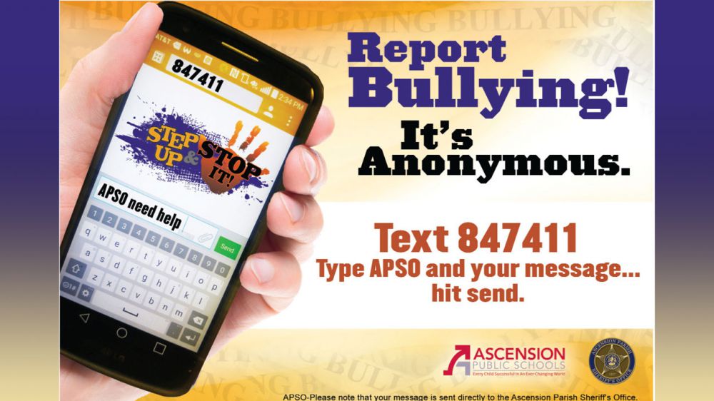 New campaign to use anonymous texting to combat bullying