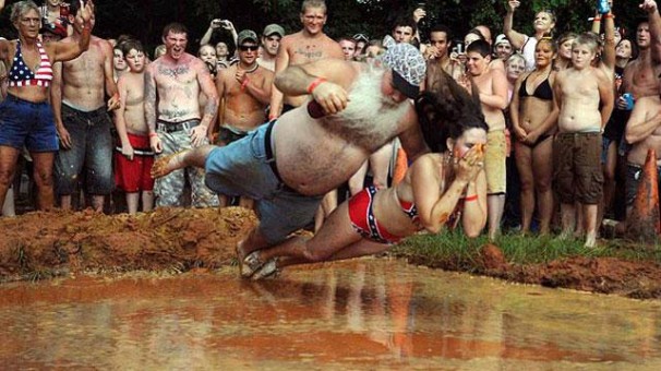 Heck, yeah! Rednecks hold their blanking Summer Games