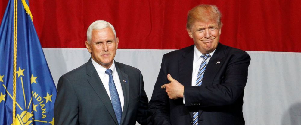 Political outsider Trump introducing insider Mike Pence