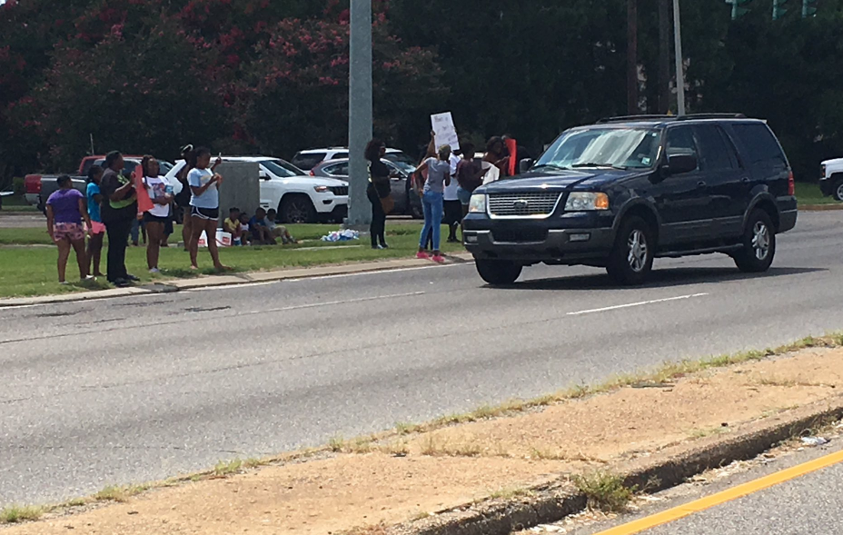Protests underway at BRPD Headquarters