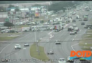 Firefighters injured after crash at Florida Boulevard and Wooddale