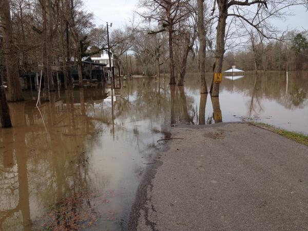 Amite River falls below flood stage in Louisiana