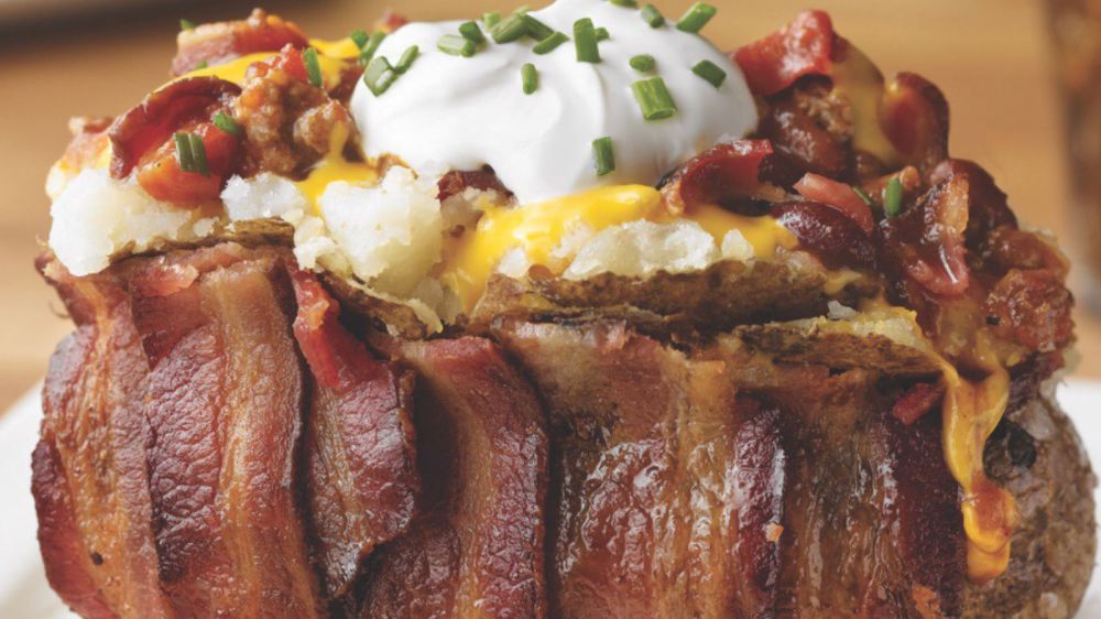 LSU fans will enjoy bacon-wrapped spud at Lambeau