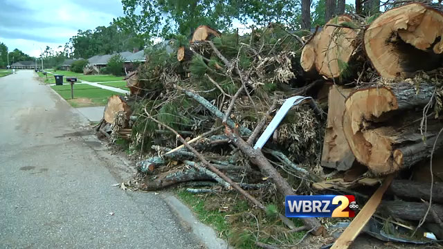 EBR debris removal to begin Monday in 5 zip codes