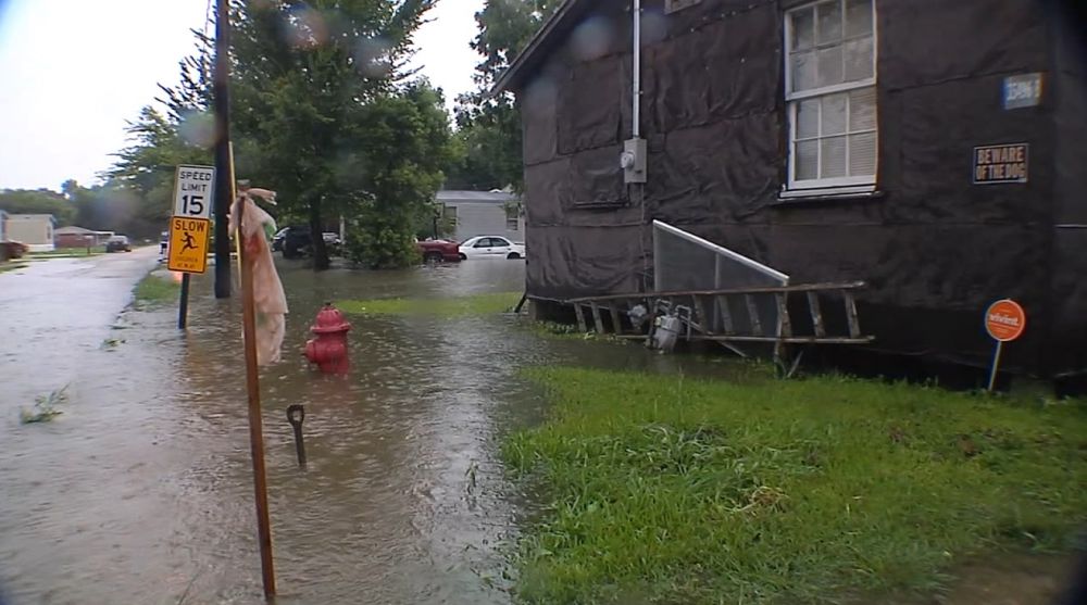 Several houses flooded in Donaldsonville