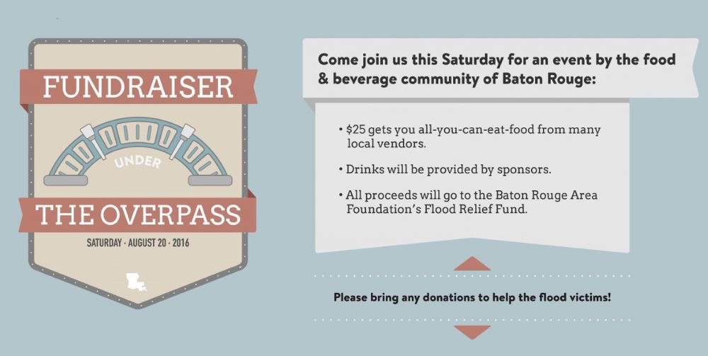 Vendors to hold fundraiser for flood victims under Perkins Road overpass on Saturday