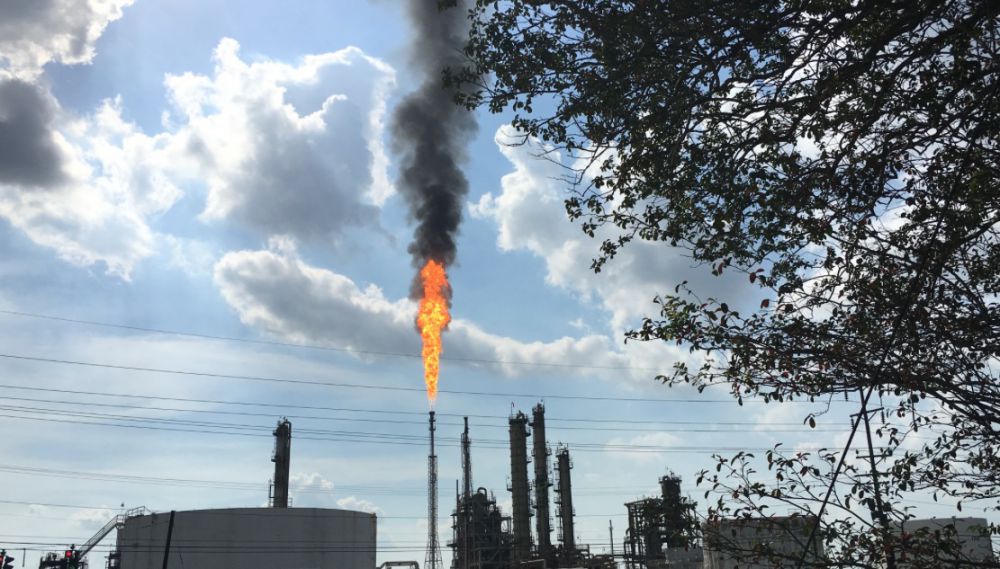 Flares over ExxonMobil result of ongoing maintenance work