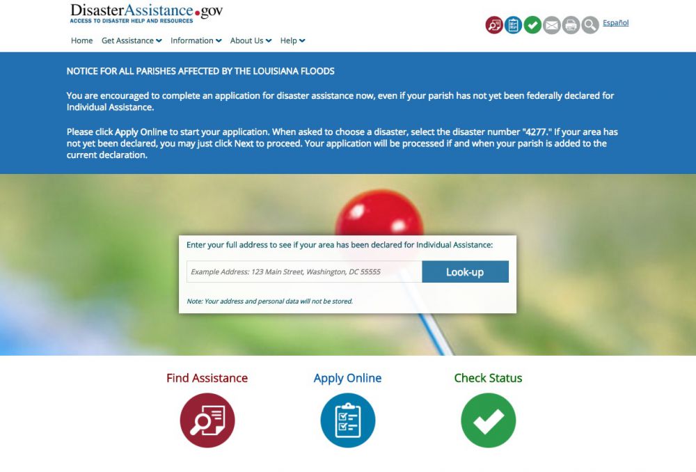 Web access for insurance claims filing available at Baker Schools Office