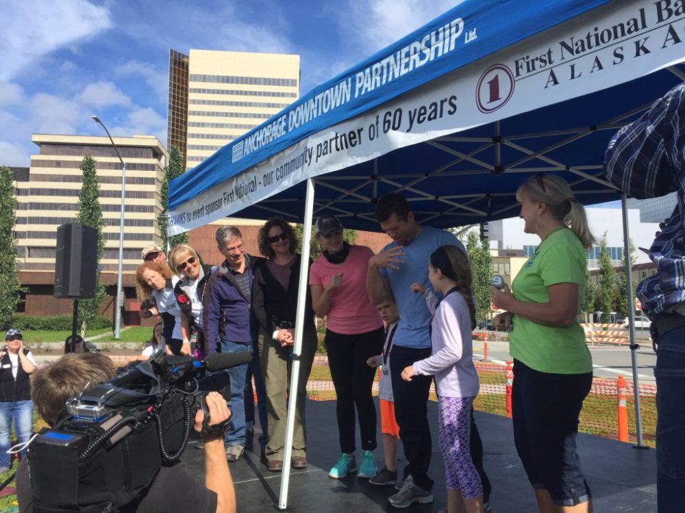 Homeless awareness campaign breaks fist-bumping record