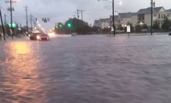 Areas of North Baton Rouge experienced rising water Wednesday night