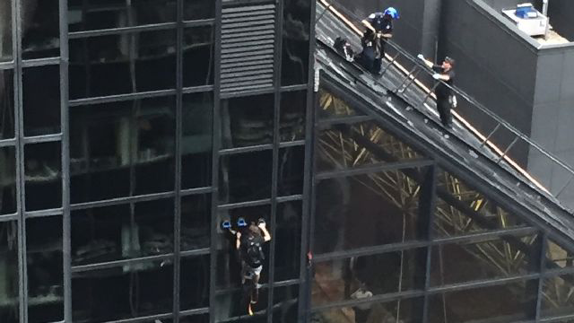Police say tower climber wanted to meet Trump