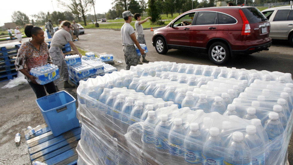 MREs, water available in EBR until further notice
